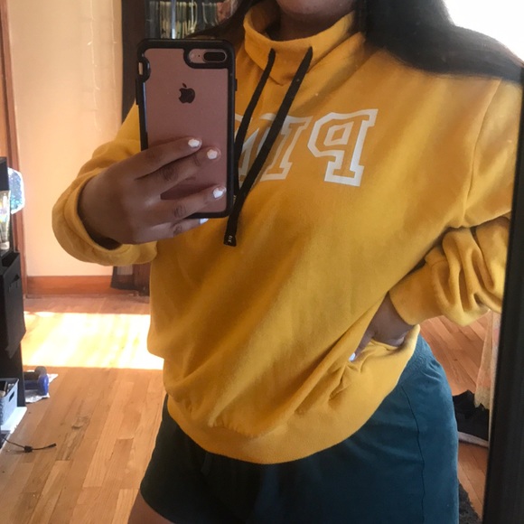 PINK Victoria's Secret Sweaters - Yellow / orange.